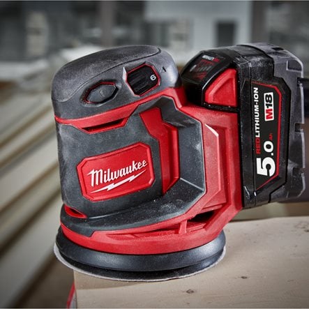 Milwaukee M18™ Akku-Exzenterschleifer M18BOS125-0 – Ansicht 2