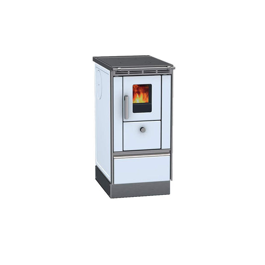Lohberger® Festbrennstoffherd Rega2 40 Edelstahl