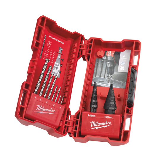 Milwaukee Stufenbohrer Combo-Set 10tlg.