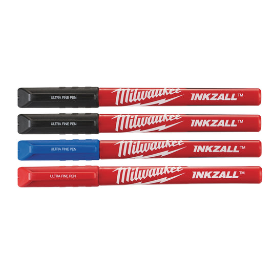 INKZALL Fineliner 3er-Set schwarz/rot/blau