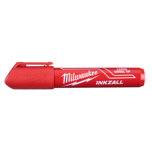 INKZALL Permanentmarker Keilspitze L rot