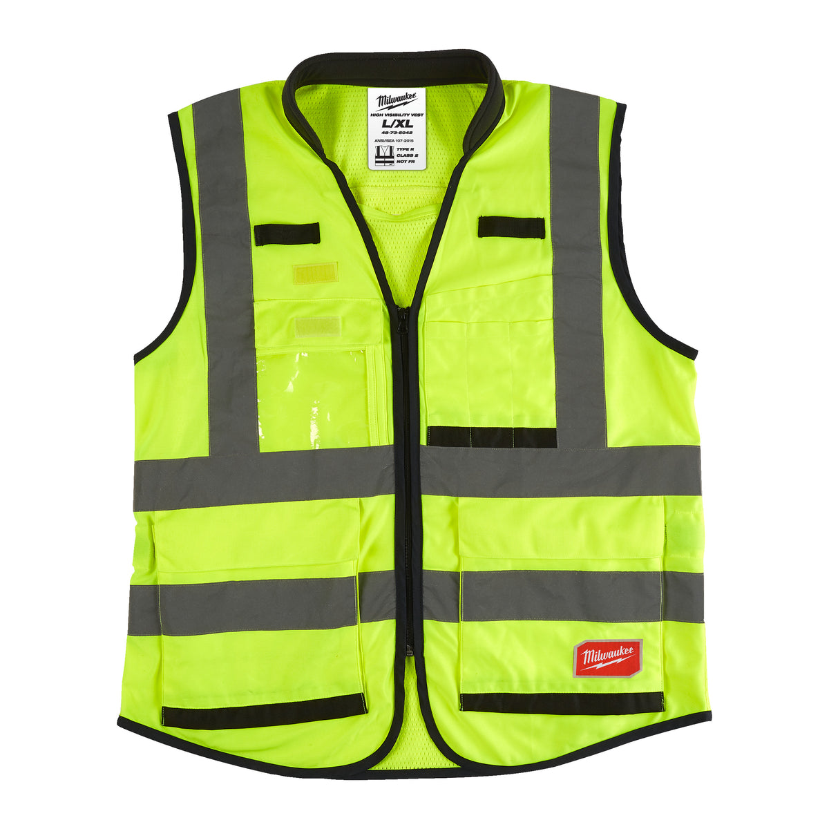 Premium Warnschutzweste gelb Größe L/XL