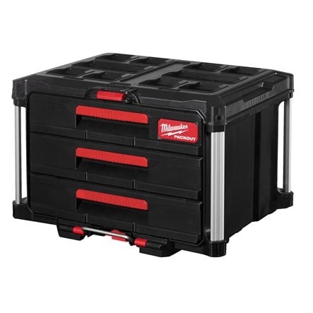 Milwaukee PACKOUT™ Koffer mit 3 Schubladen – Ansicht 2