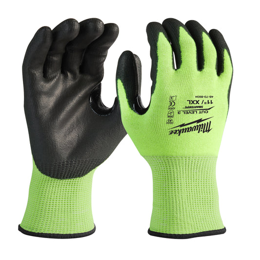 Schnittschutzhandschuh Gr.11 Hi-Vis Klasse 3/C