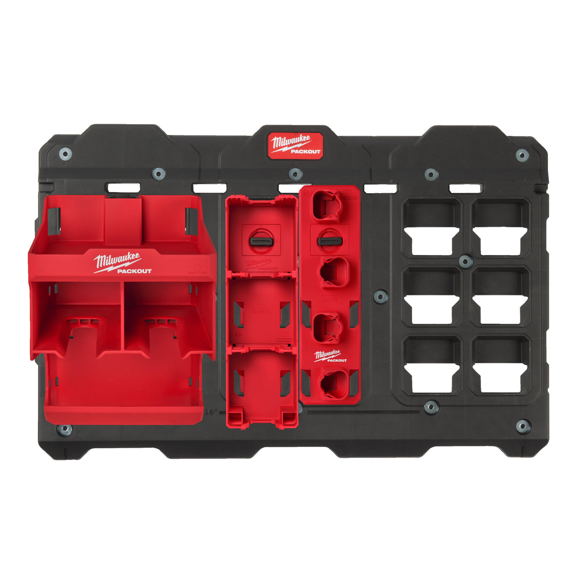 Milwaukee PACKOUT™ Halter-Set für Maschinen und Akkus