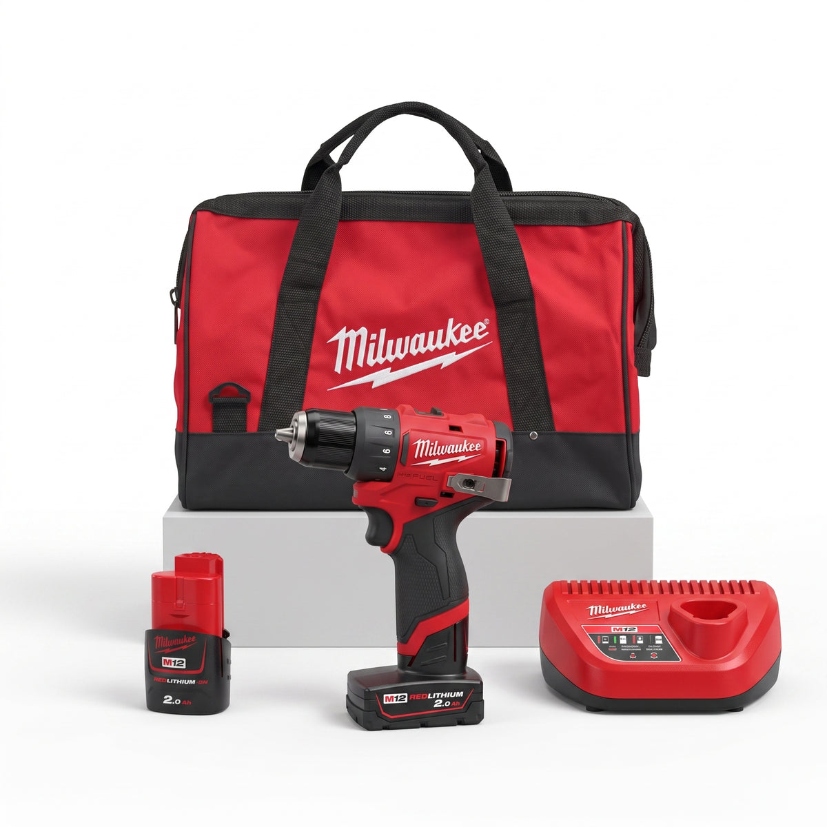 Akku-Bohrschrauber M12BLDDRC- 201B mit Tasche
