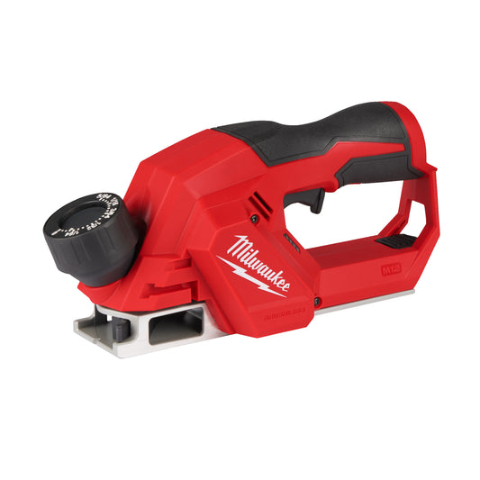 Milwaukee M12™ Akku-Hobel M12BLP-0X (51 mm, 2 mm Spantiefe)