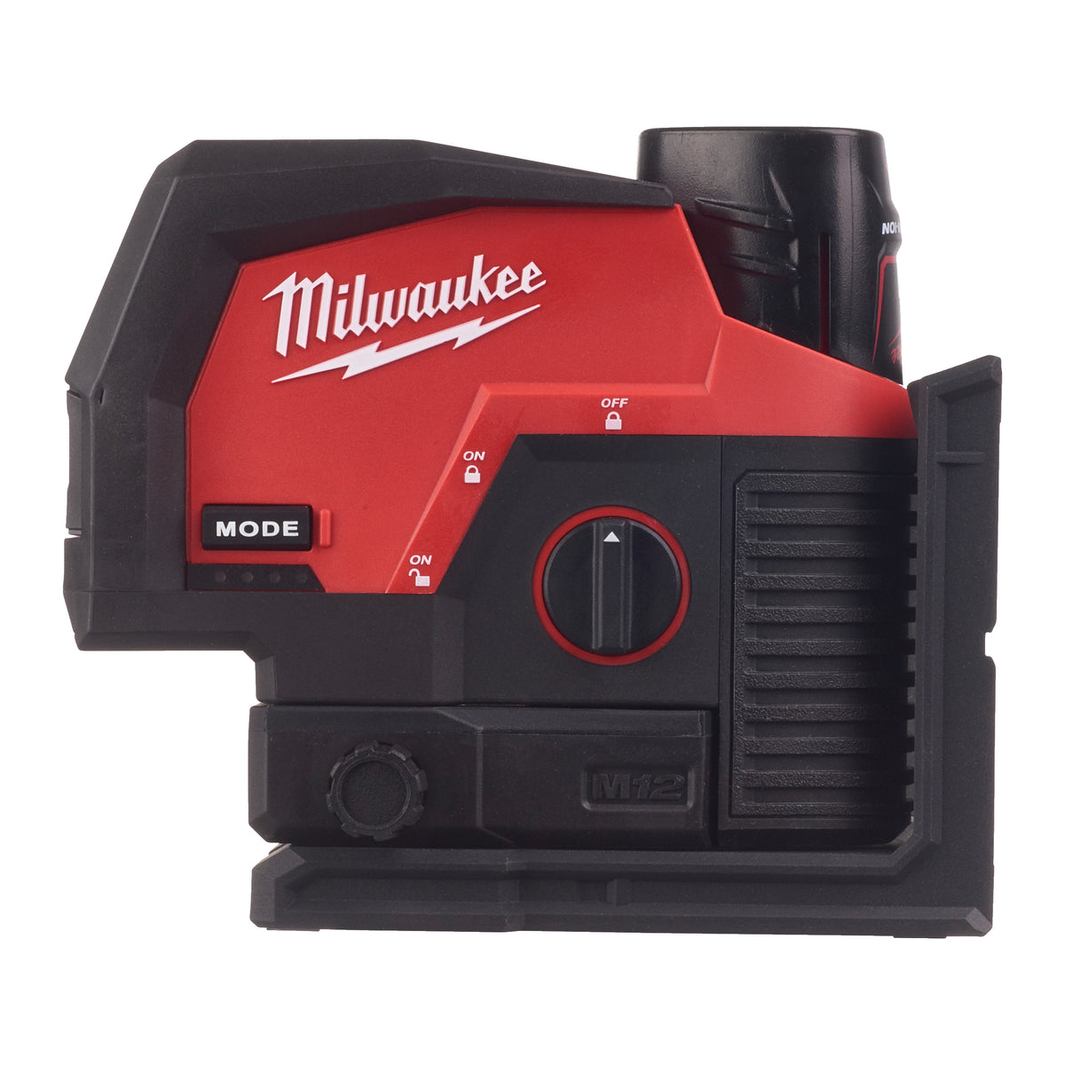 Milwaukee M12™ Kreuzlinienlaser M12CLLP-301C (grün, 2 Lotpunkte)