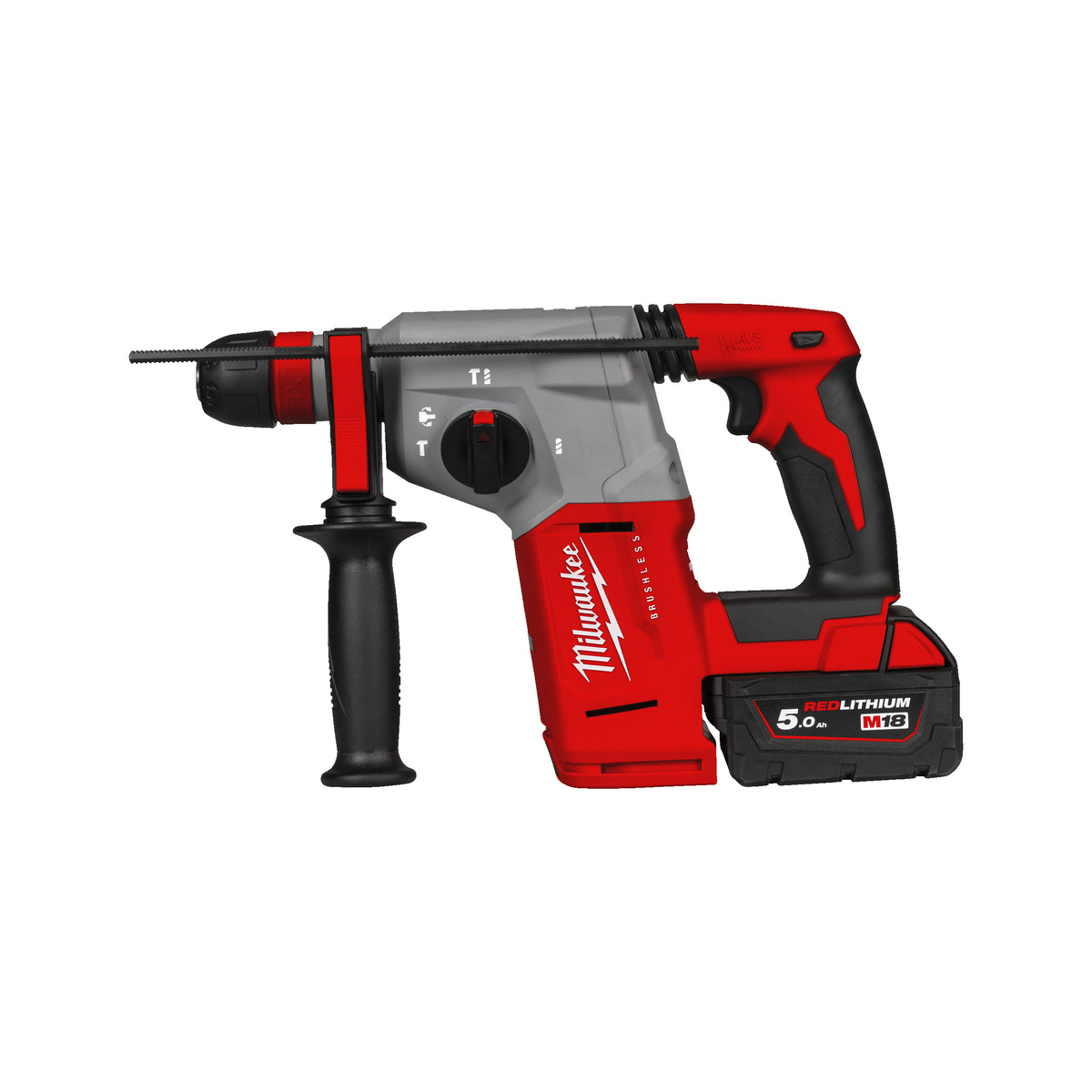 Milwaukee M18™ Akku-Kombihammer M18BLHX-502X (2,3 Joule, FIXTEC™)